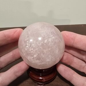 Rose Quartz Crystal Sphere